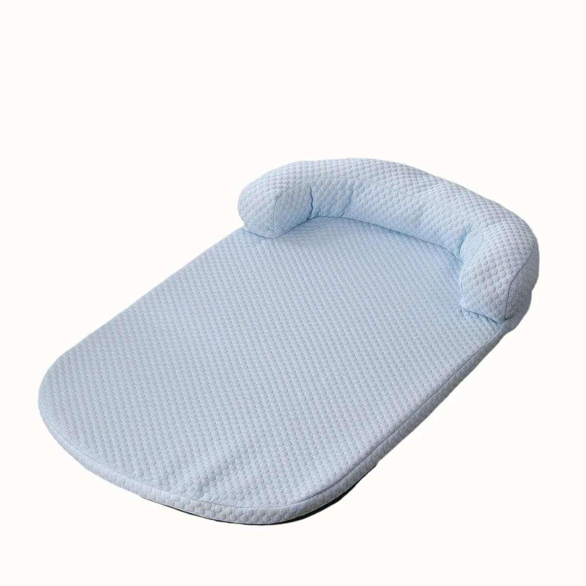 Breathable Large Dog Bed with Pillow Ice Silk Fabric-9