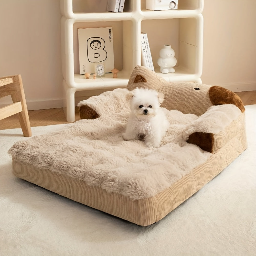 Soft Indoor Pet Couch for Dogs and Cats-3