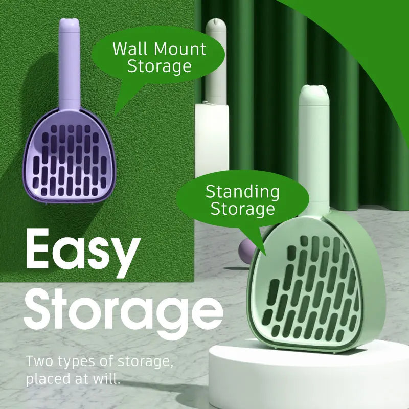 Cat Litter Scoop Plastic Cats Poop Scoop-3