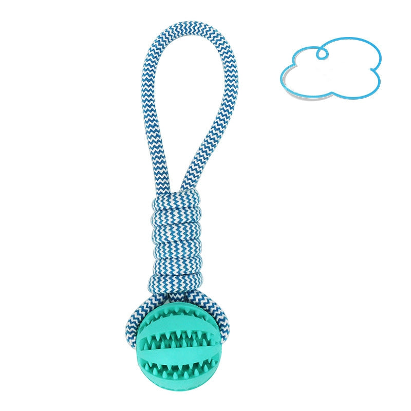 Dental Health Pet Rope Ball Toy-5