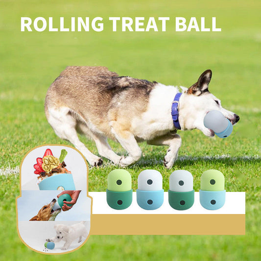 Fun and Functional Silicone Dog Toy Ball-0