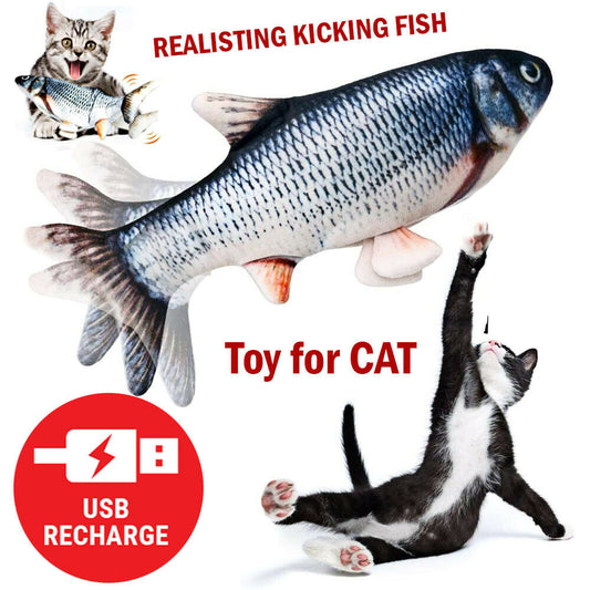 Interactive Electric Fish Cat Toy-0