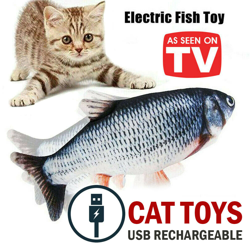 Interactive Electric Fish Cat Toy-4
