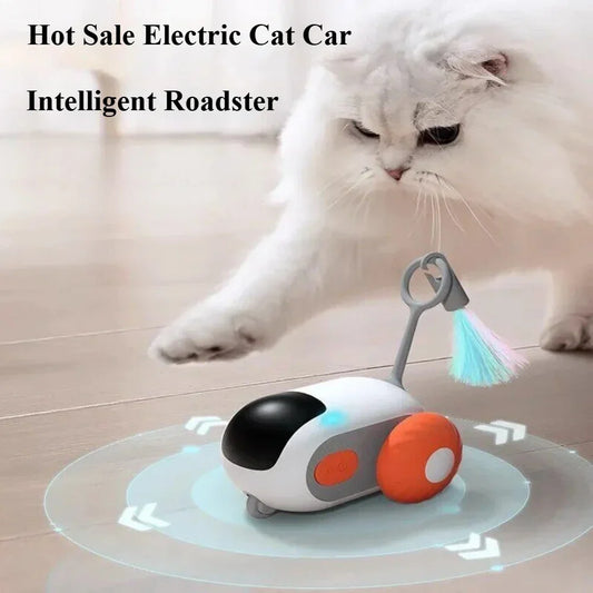 Interactive Remote Control Cat Toy Car-0